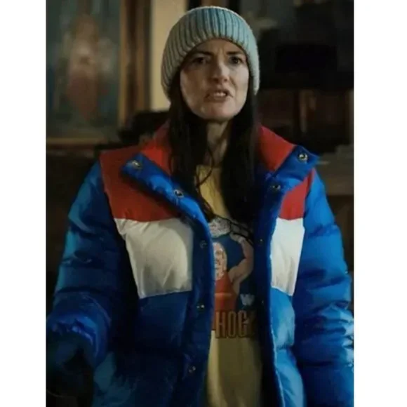 Vintage Puffer Jacket Vest Cool Sporty Ski Stranger Things Sex Education 70s 80s - Picture 10 of 14